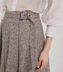 Virgin Wool-Blend Midi Skirt