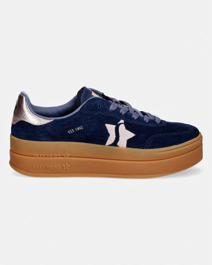 Skechers ACADEMY HI-ELEVATED kadın nubuk spor ayakkabı