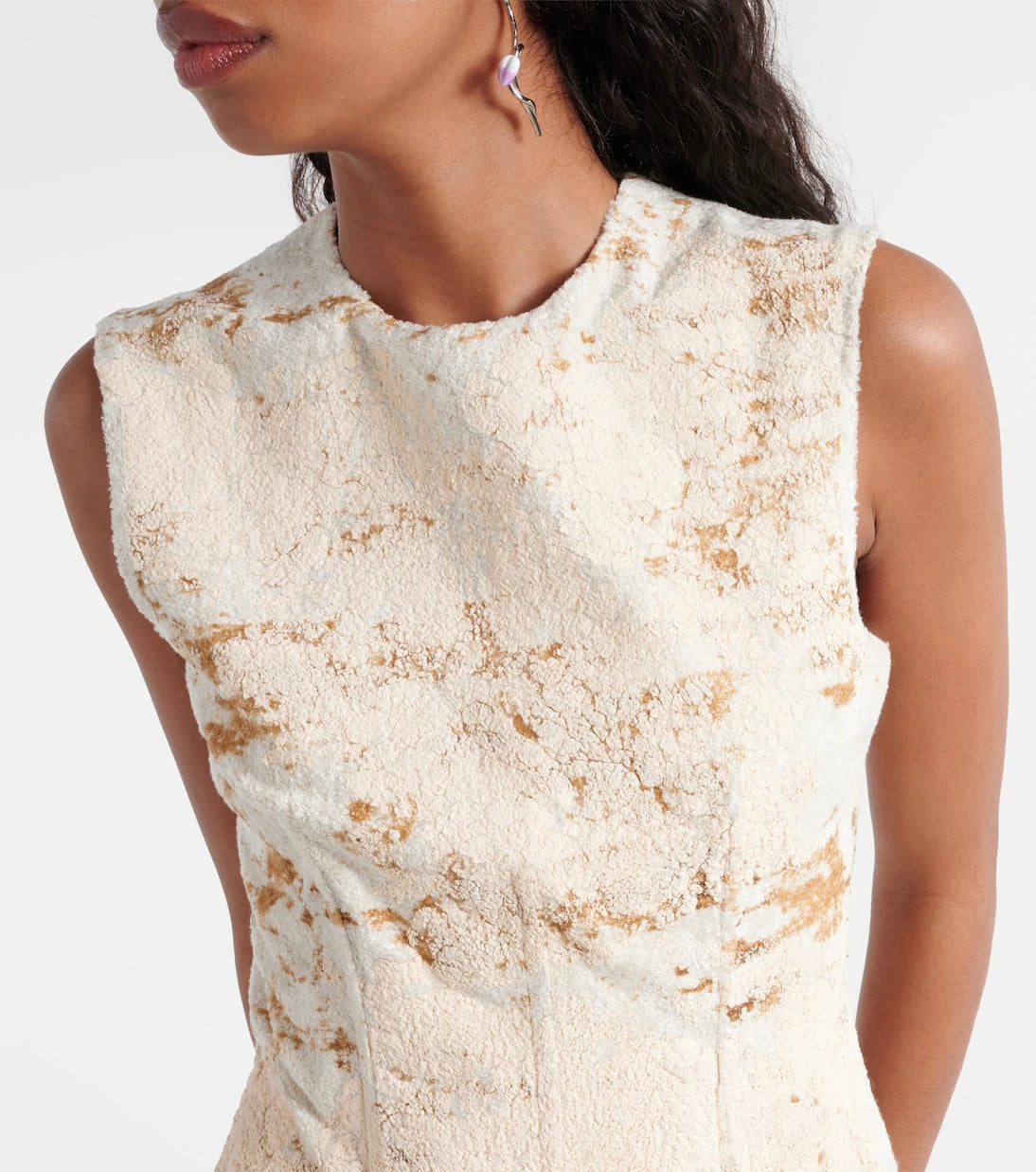 Acne Studios - Printed cotton-blend minidress