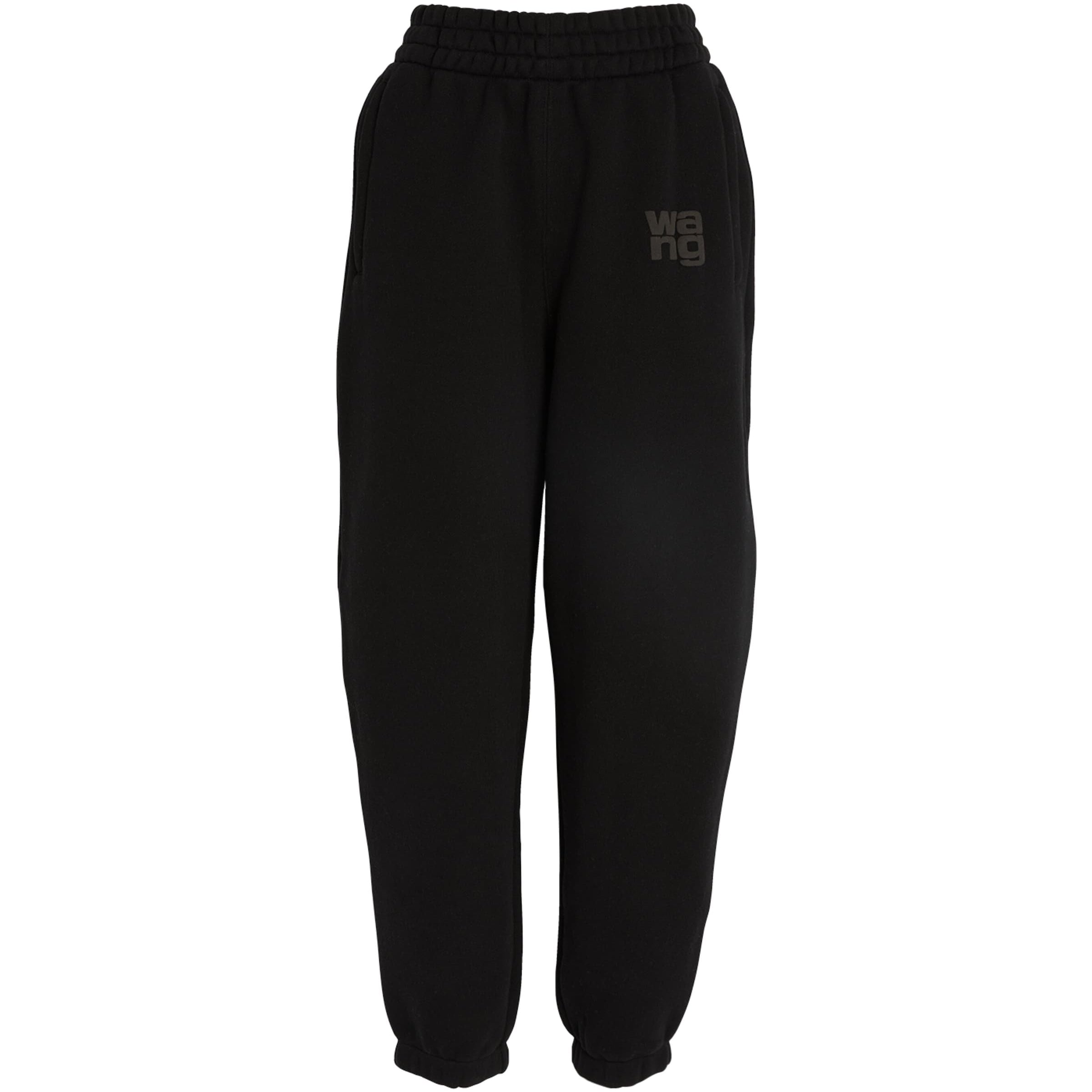 Alexander Wang Black Logo Sweatpants