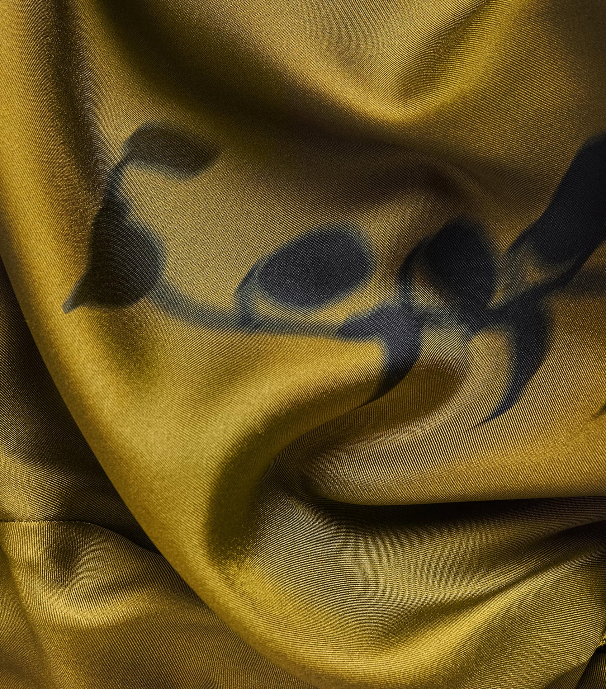 Silk Printed Jadi Midi Shirt Dress