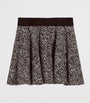 Stretch-Cotton Interlock Chevron Print Skirt (8-12 Years)