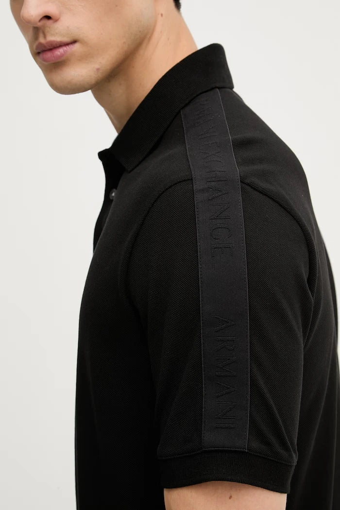 Armani Exchange тениска с яка мъжка памучна