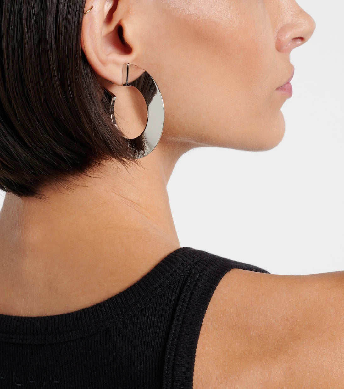 Alaïa - Blade hoop earrings