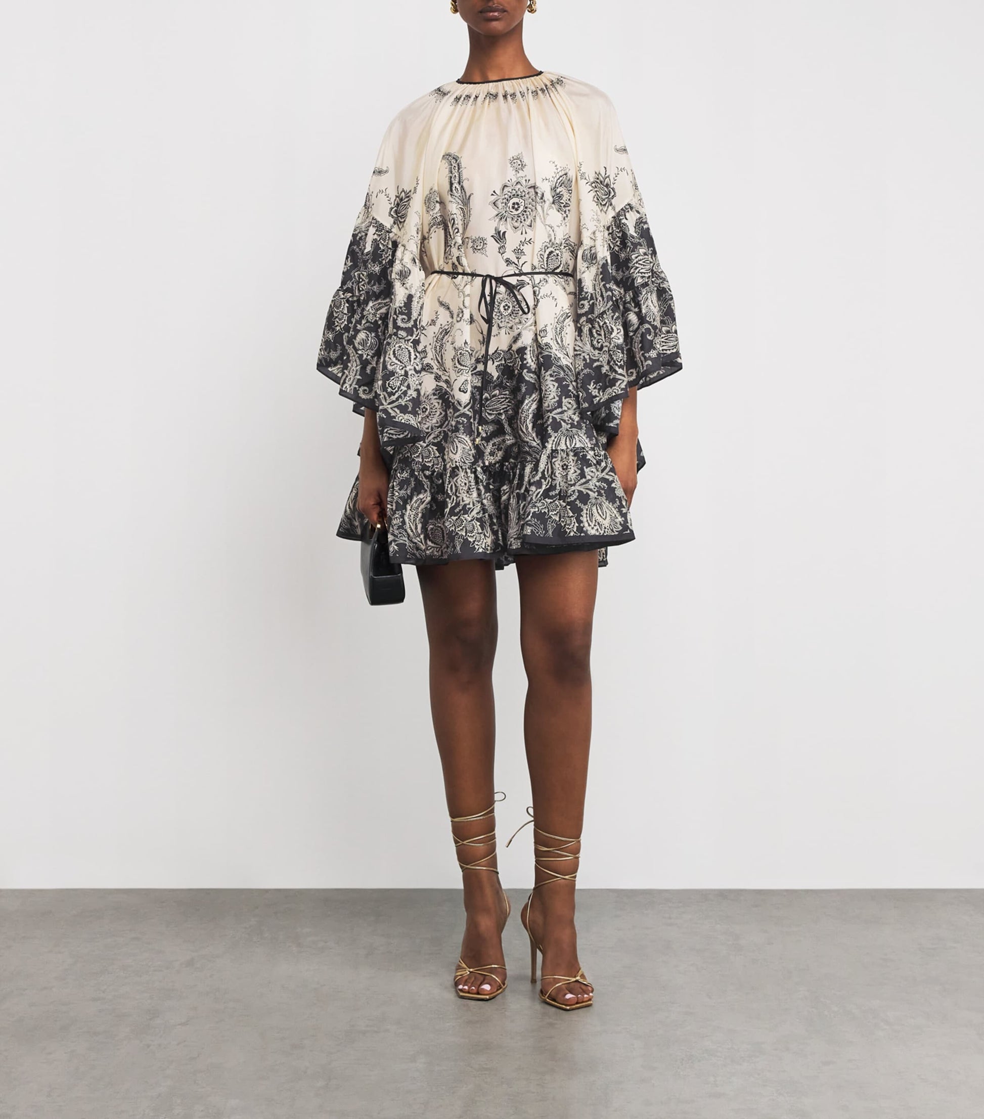 Zimmermann Silk Floral Rhiannon Mini Dress