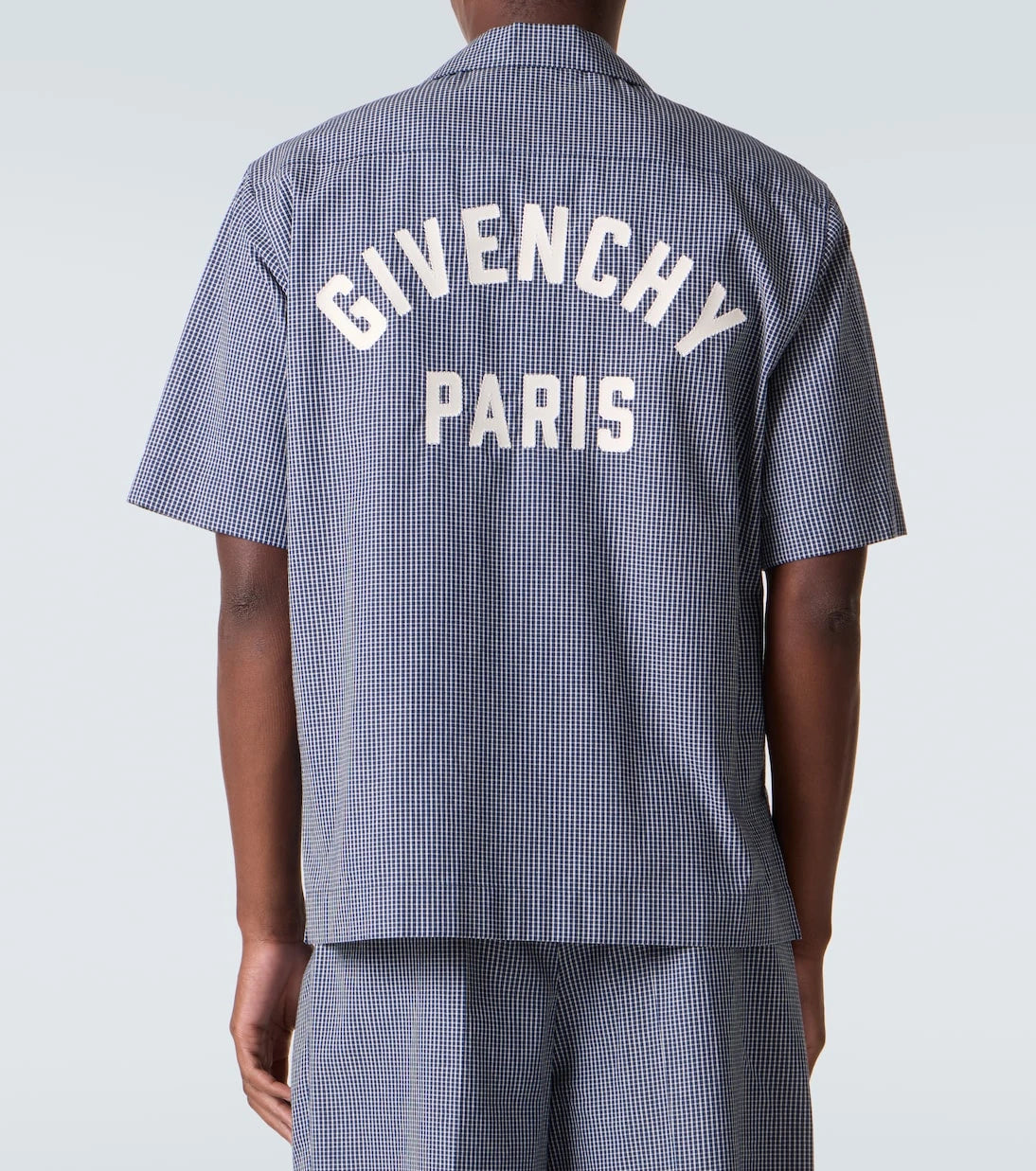 Givenchy - Checked cotton bowling shirt