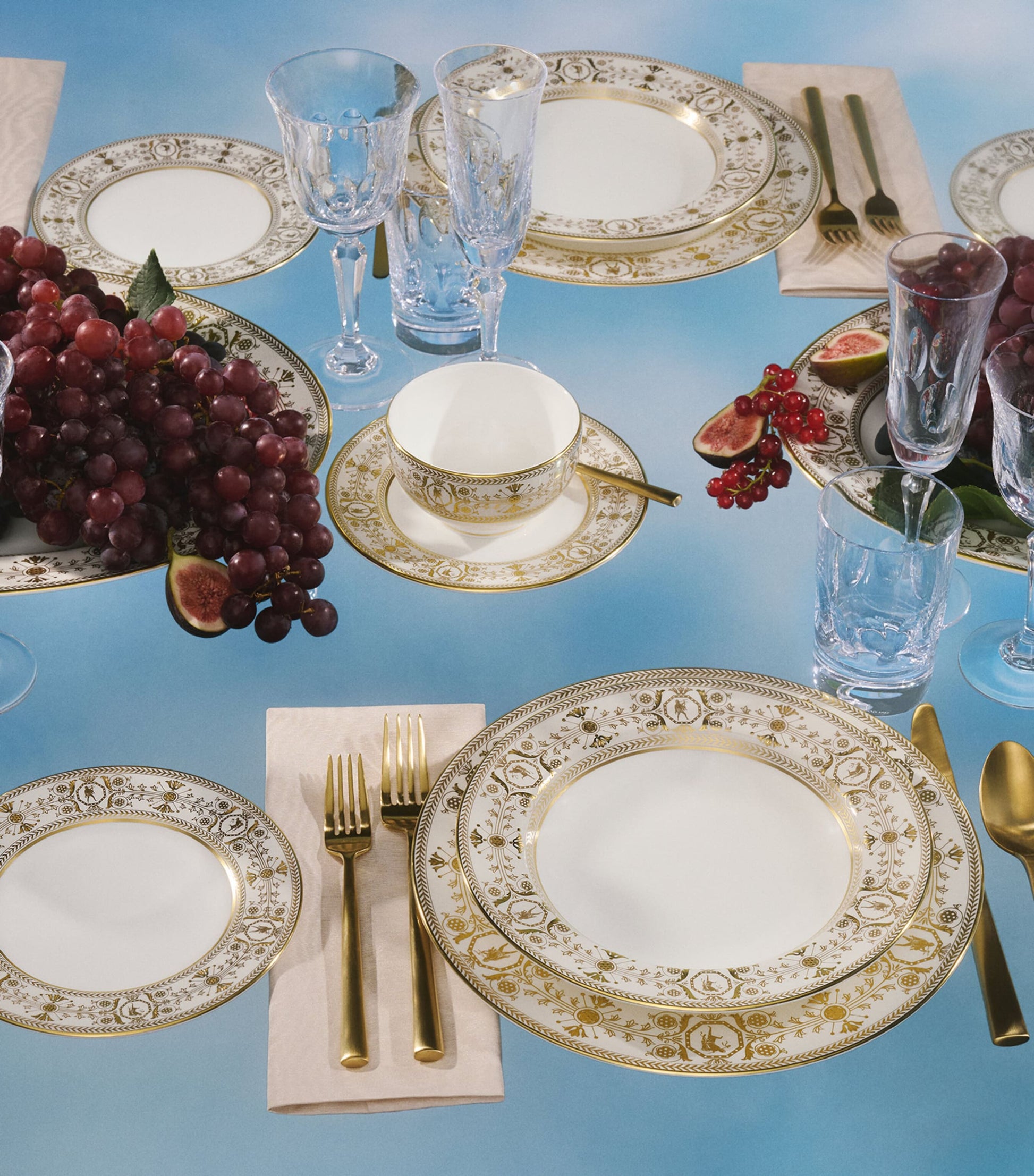 Bone China Bacchus Oval Platter (39cm)