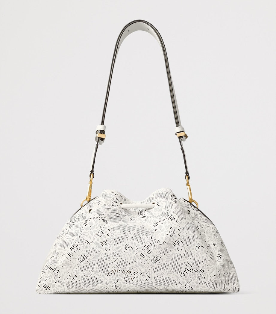Jimmy Choo Medium Cinch Leather Shoulder Bag