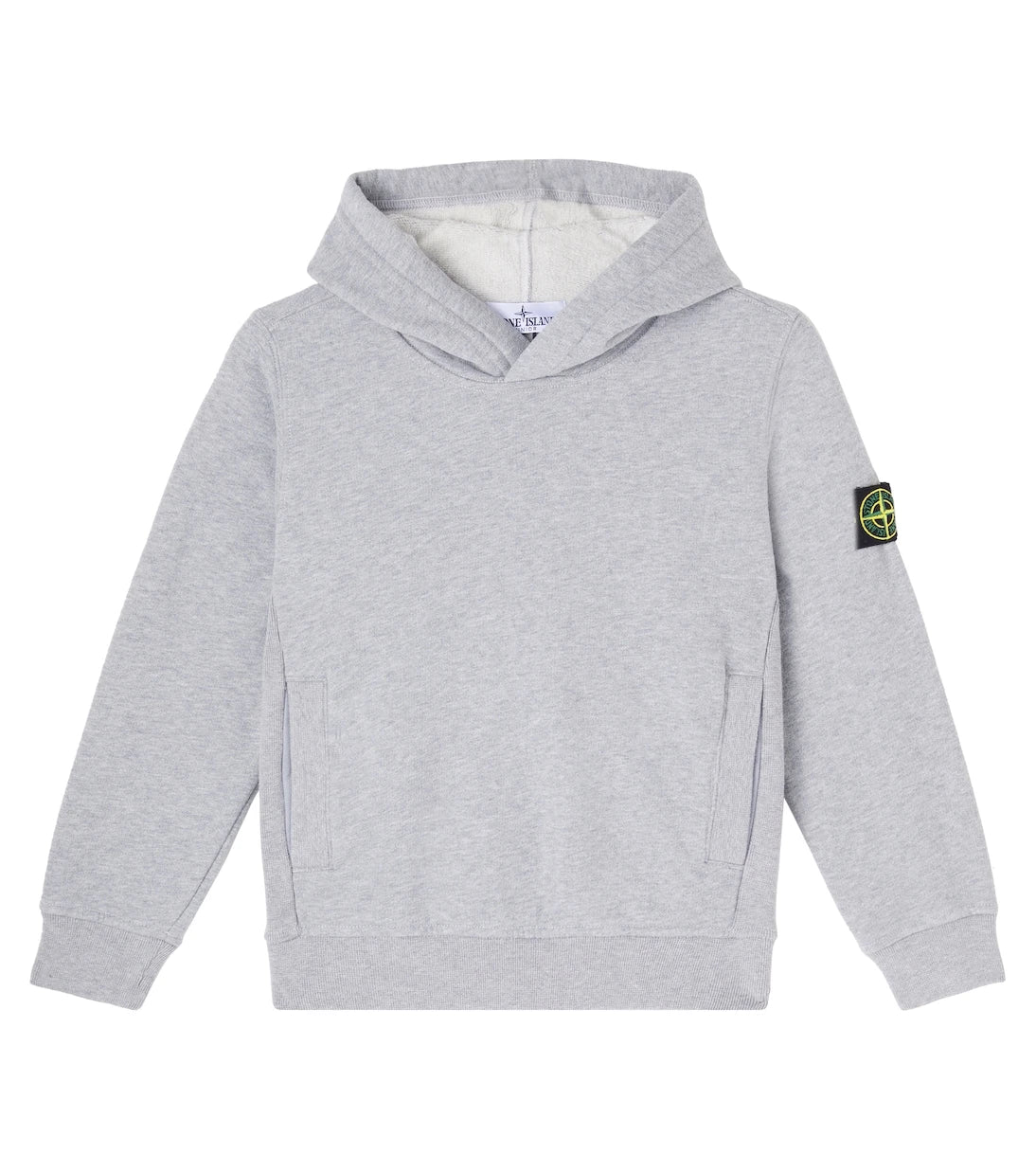 Stone Island Junior - Compass cotton fleece hoodie