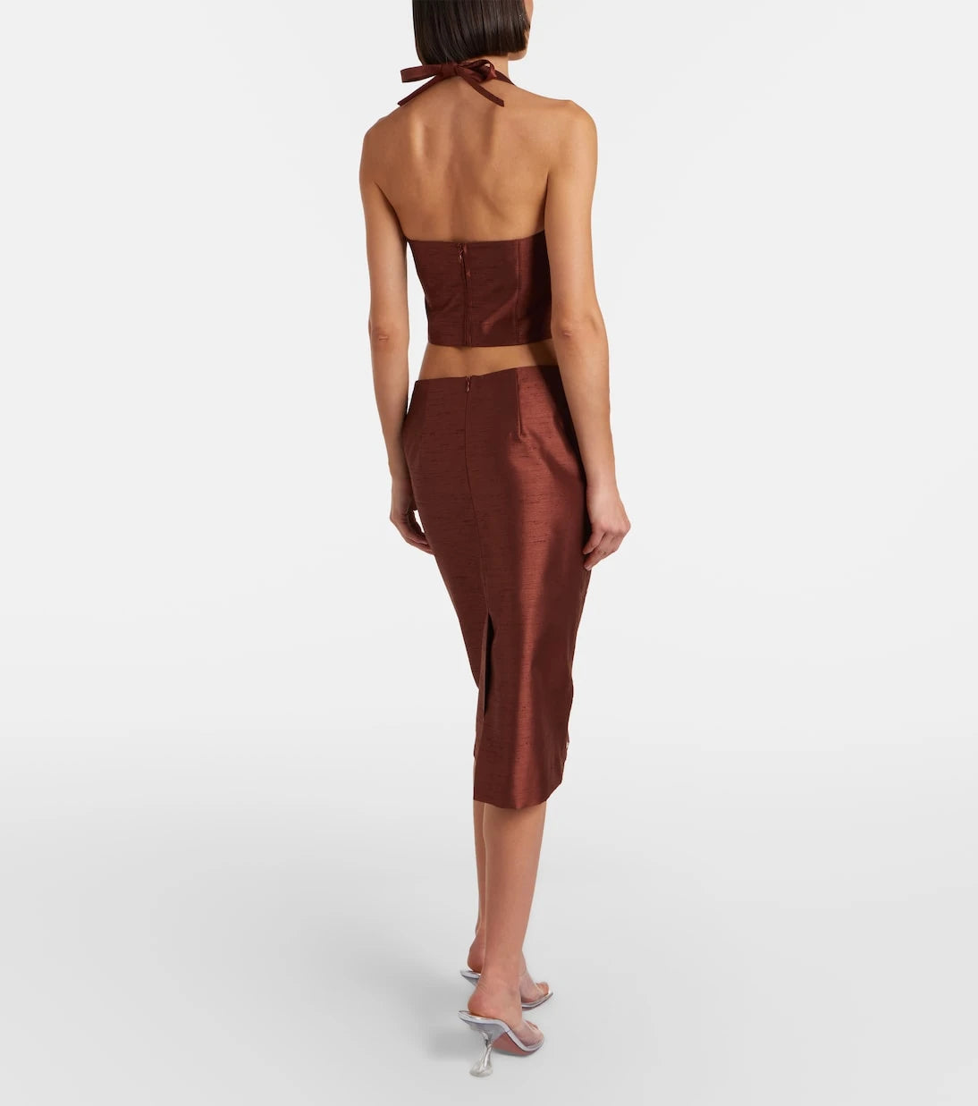 Shushu/Tong - Embellished slip skirt