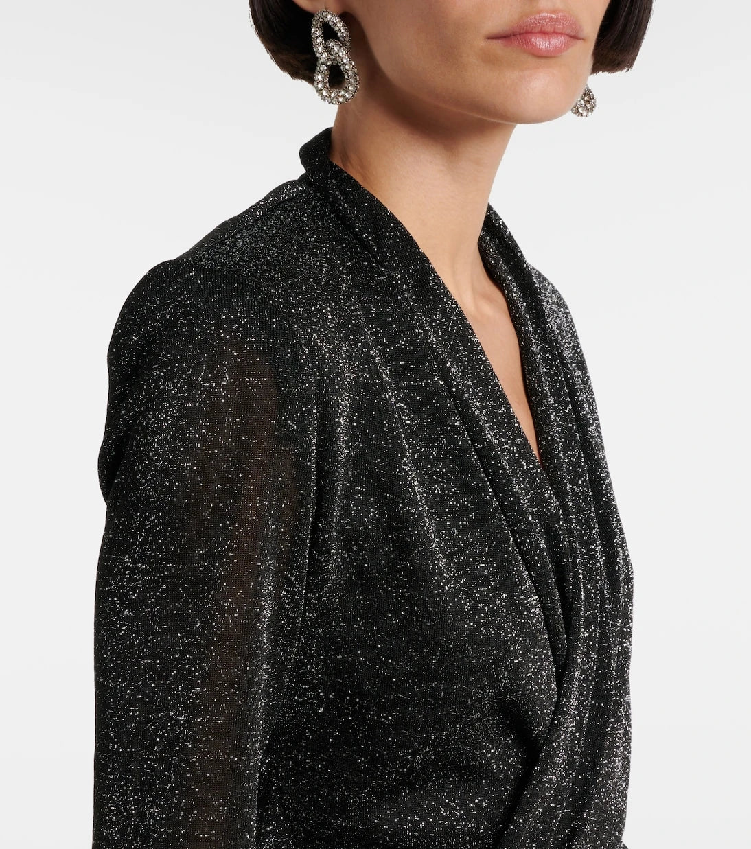 Isabel Marant - Cleora lamé wrap dress
