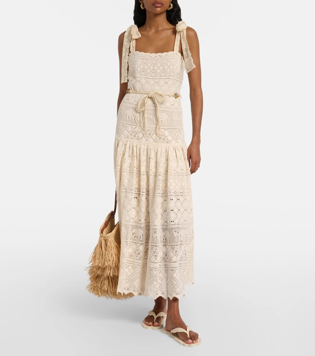Zimmermann - Seafoam thong sandals