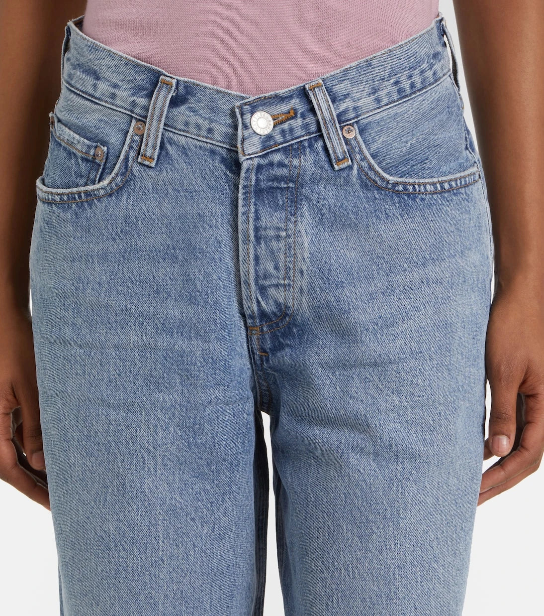 Agolde - V-Waist Baggy straight jeans