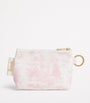 Harrods Pink Cotton Toile Keyring Coin Purse