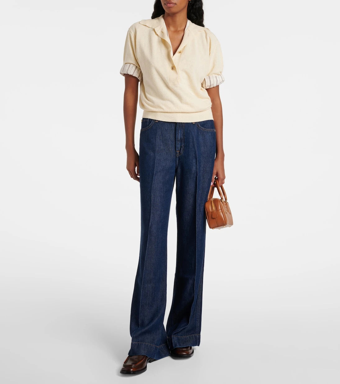 7 For All Mankind - High-rise flared jeans
