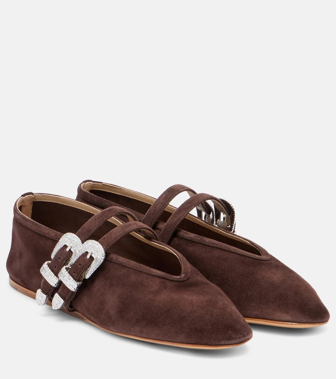 Le Monde Béryl - Claudia suede ballet flats