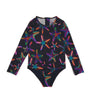Vilebrequin Kids Galaxy Starfish Long-Sleeve Swimsuit (8-14 Years)