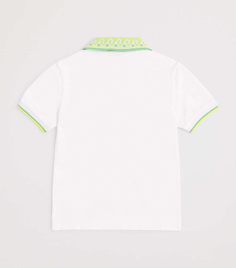 Casablanca Kids Cotton Polo Shirt (3-14 Years)