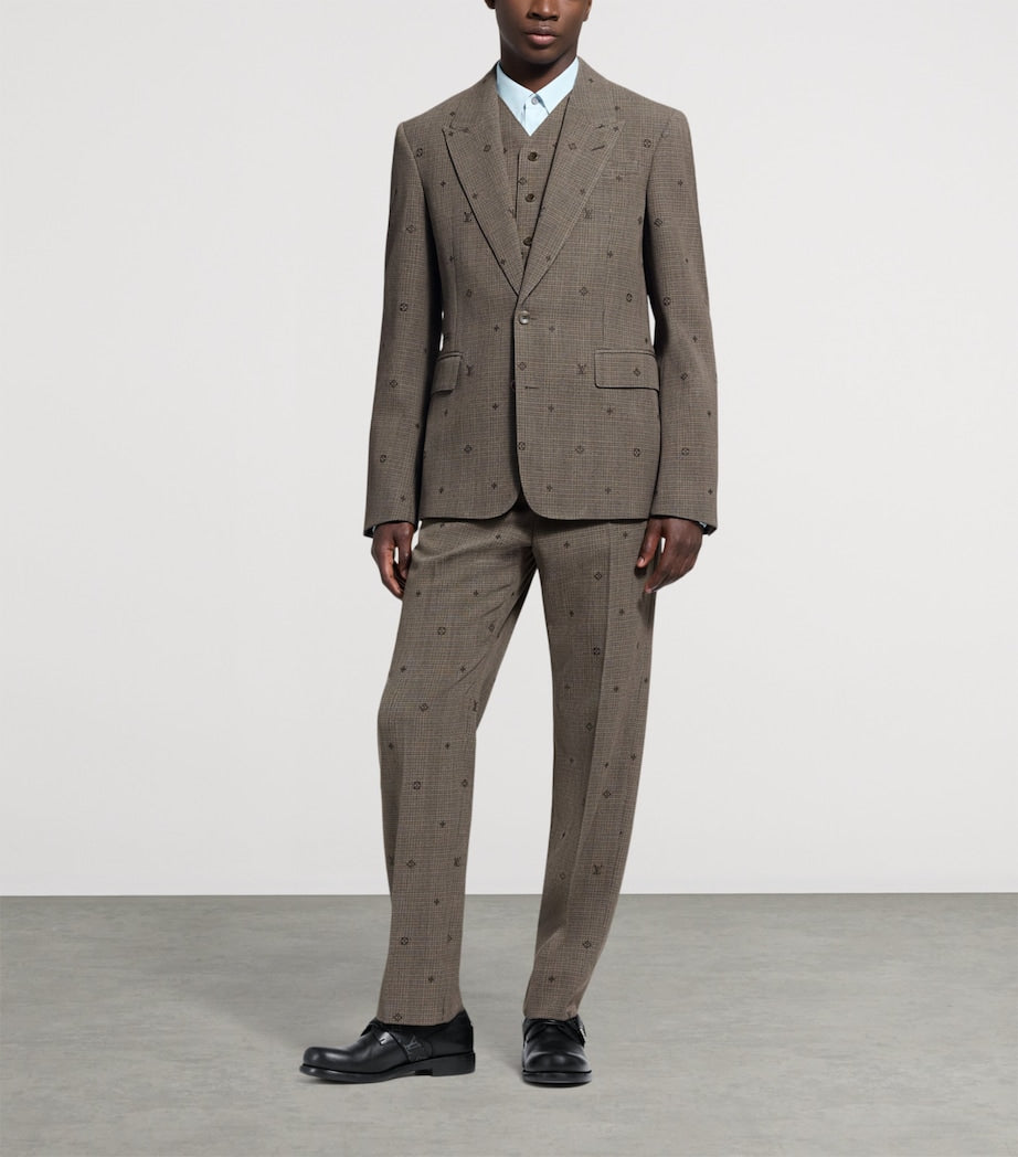 LOUIS VUITTON Wool Monogram Waistcoat