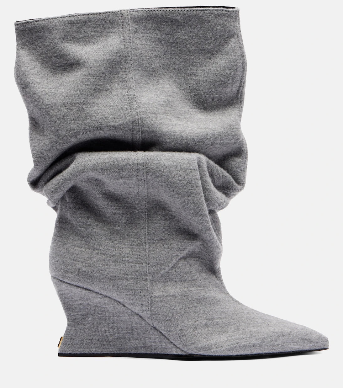 Balmain - Draped ankle boots