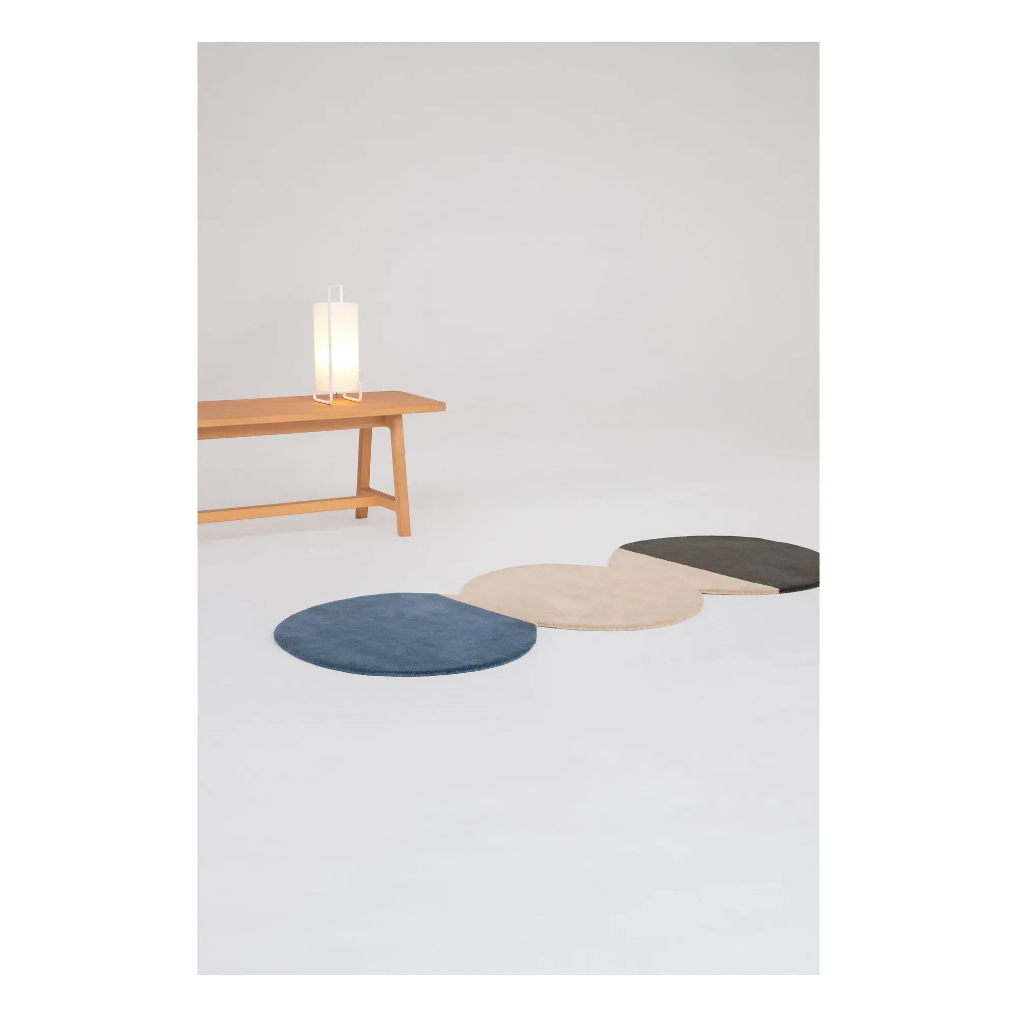 Nanimarquina - Pearls Runner 3 wool carpet | Blue