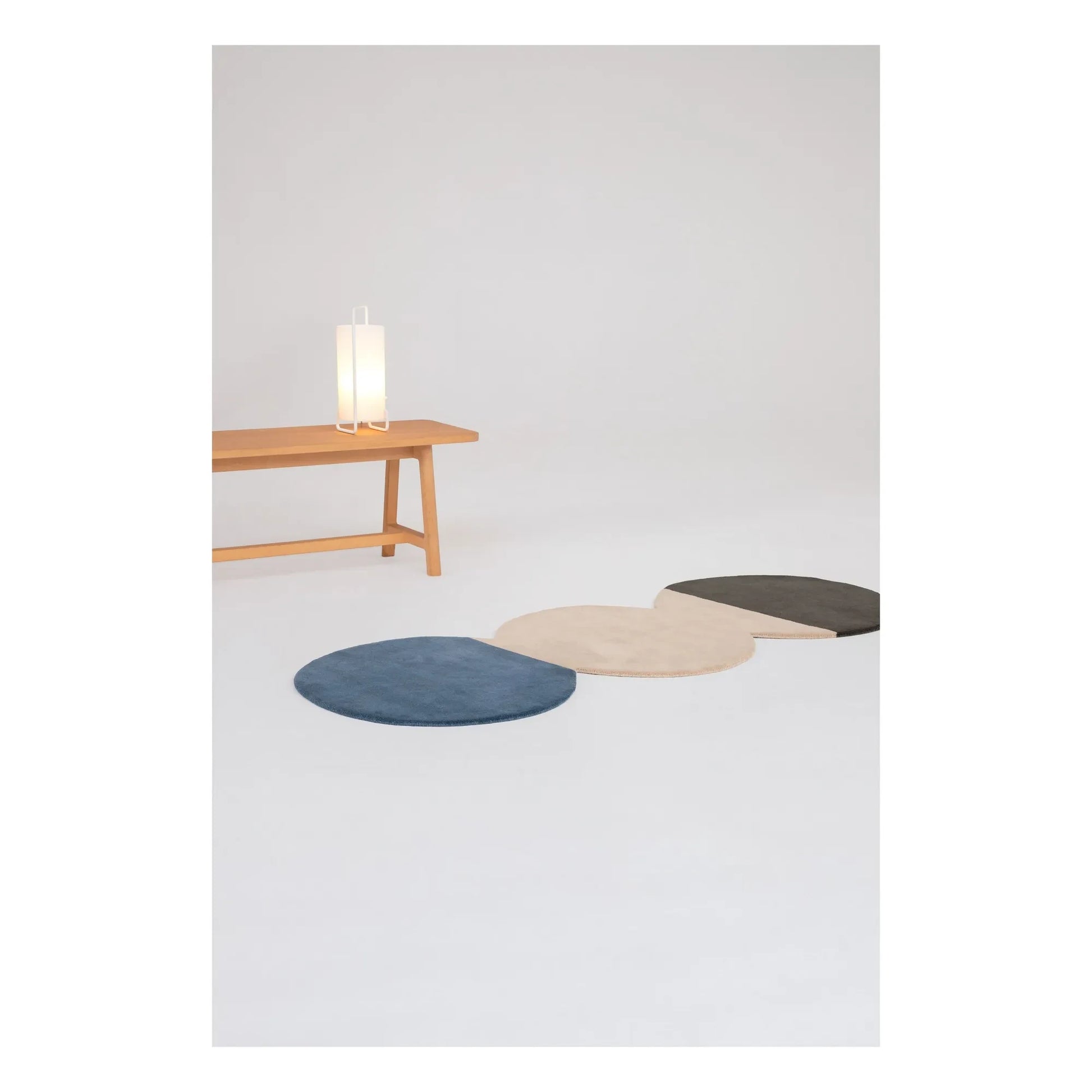 Nanimarquina - Pearls Runner 3 wool carpet | Blue