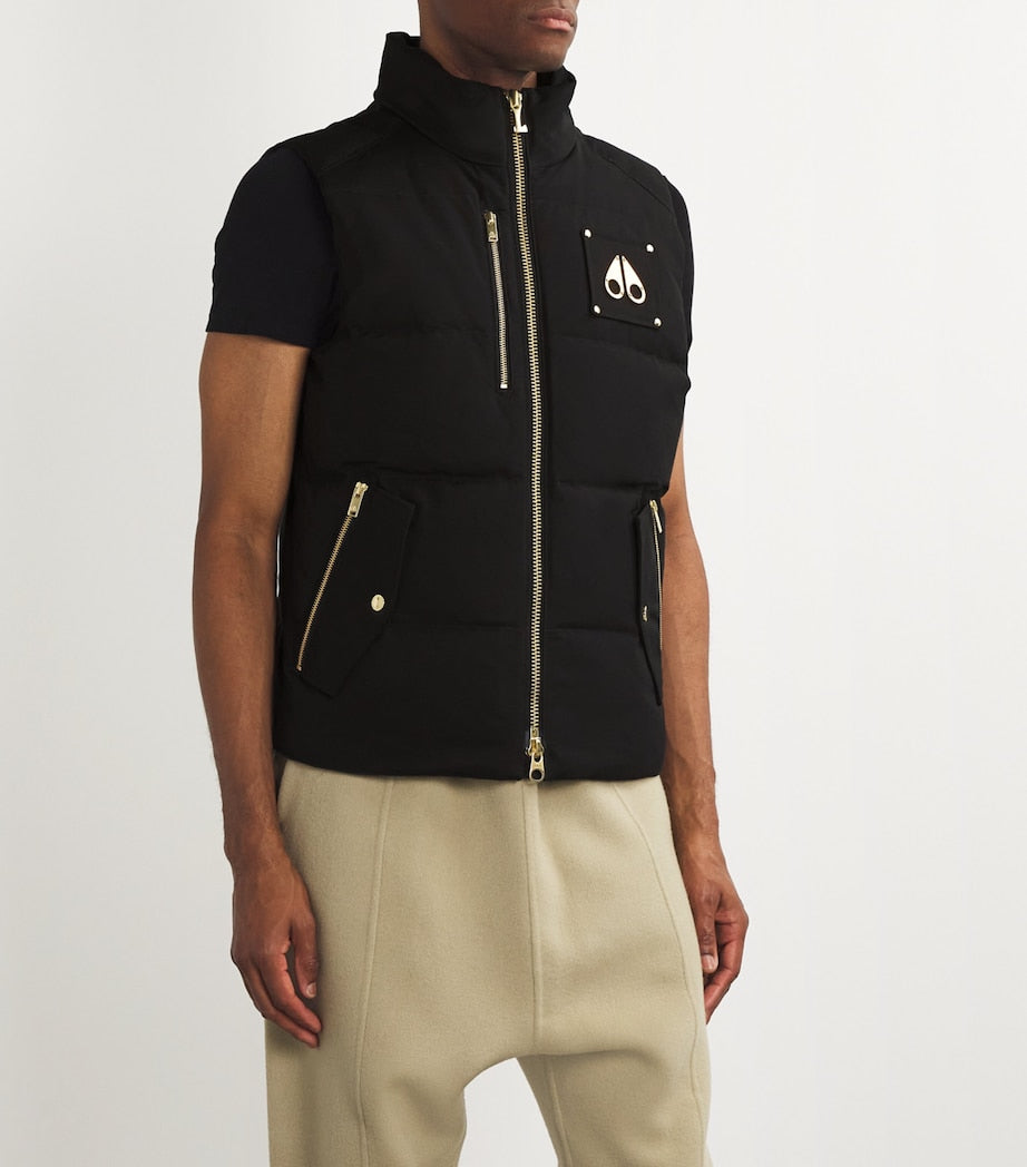 Moose Knuckles Black Down Westmount Gilet