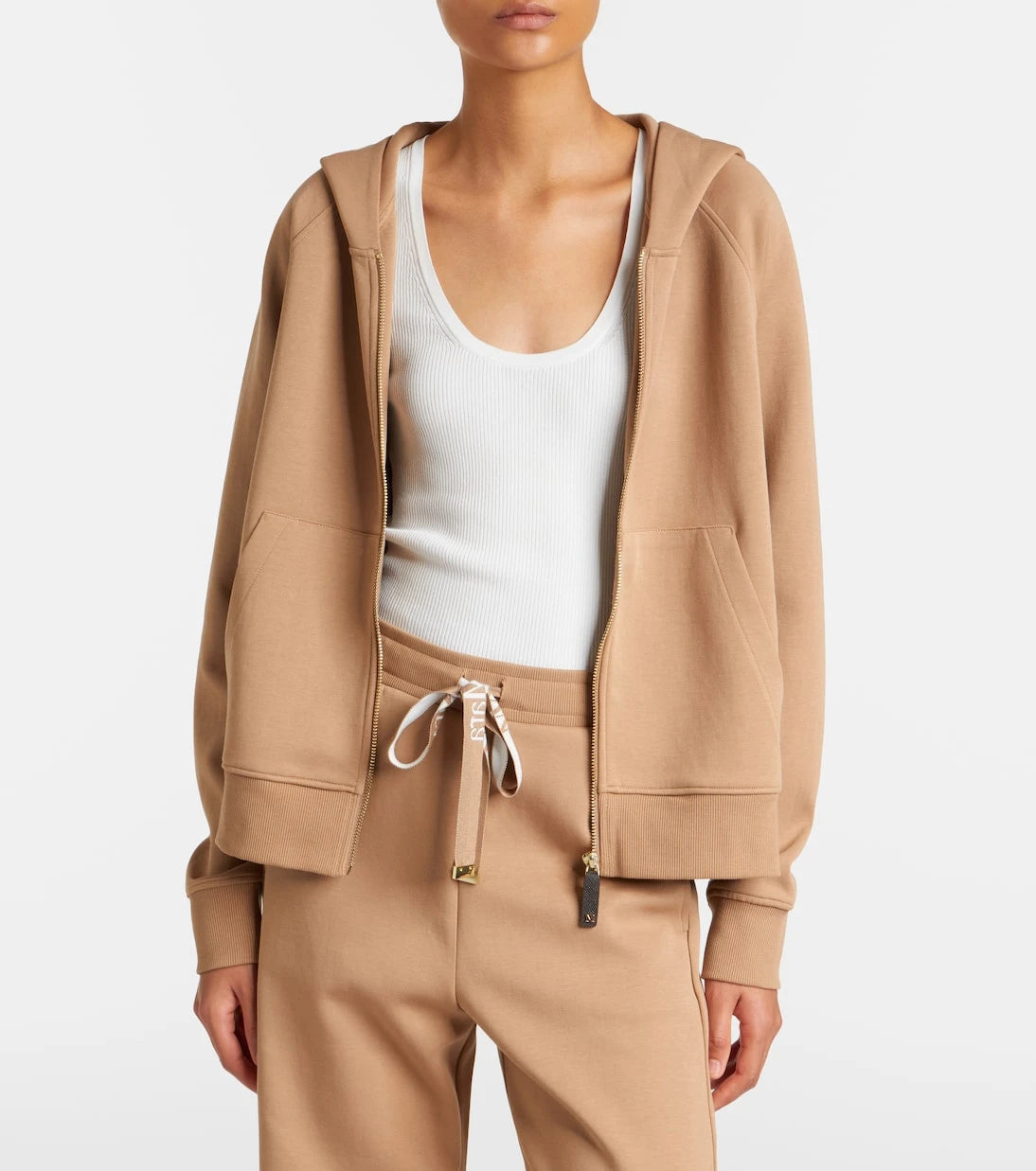 'S Max Mara - Cotton-blend jersey hoodie
