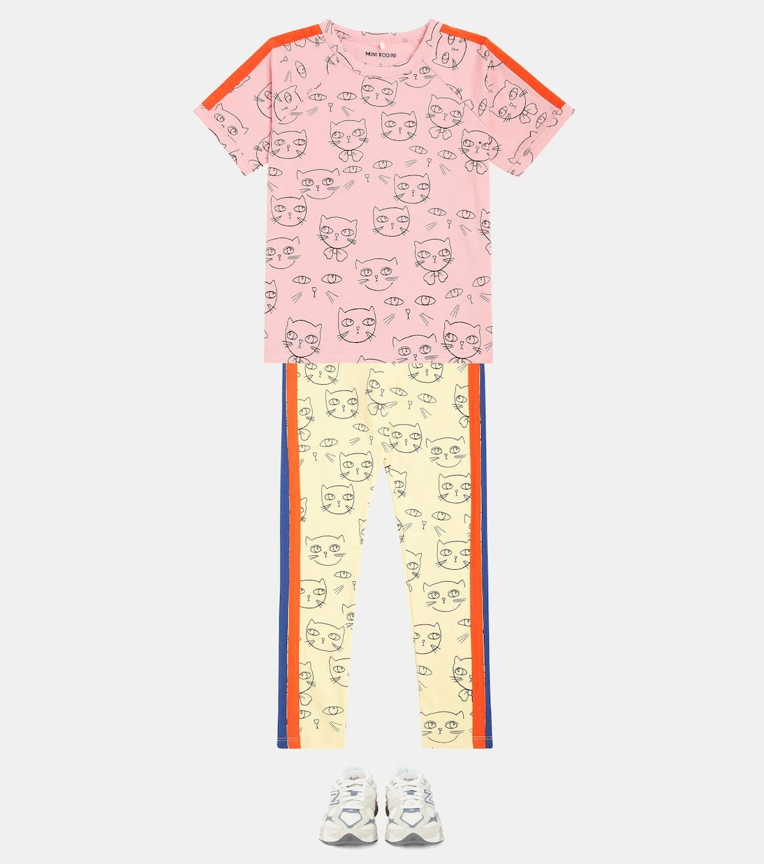 Mini Rodini - Cathlethes cotton-blend jersey leggings