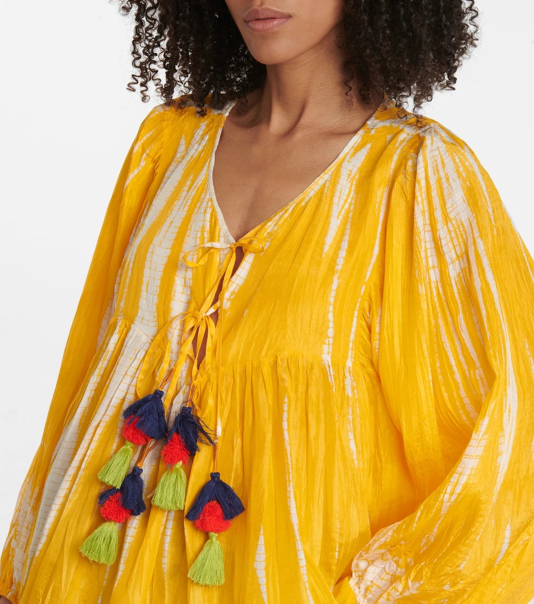 Anna Kosturova - Tie-dye silk top