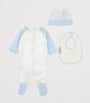 Cotton All-In-One, Hat and Bib Set (1-9 Months)