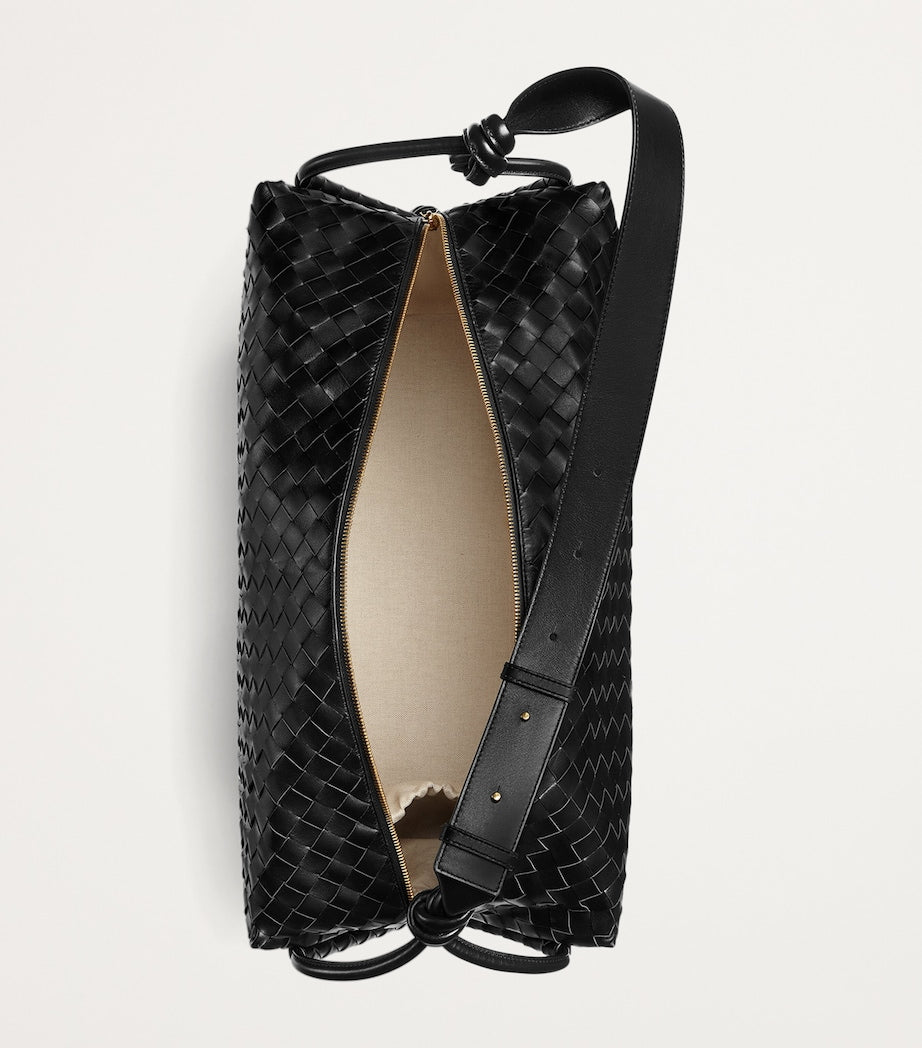 Large Leather Loop Weekender Bag