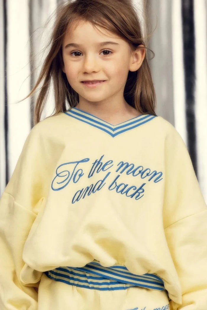 Mini Rodini суичър за деца от памук To the moon