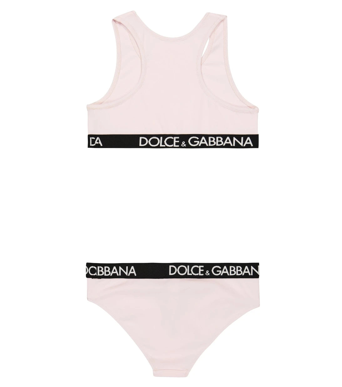 Dolce&Gabbana Kids - طقم ملابس داخلية بشعار العلامة التجارية من مزيج القطن