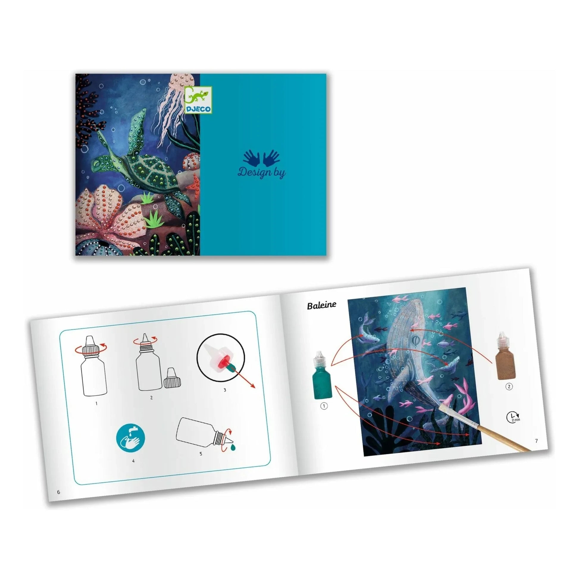 Djeco - Abysses 3D painting set