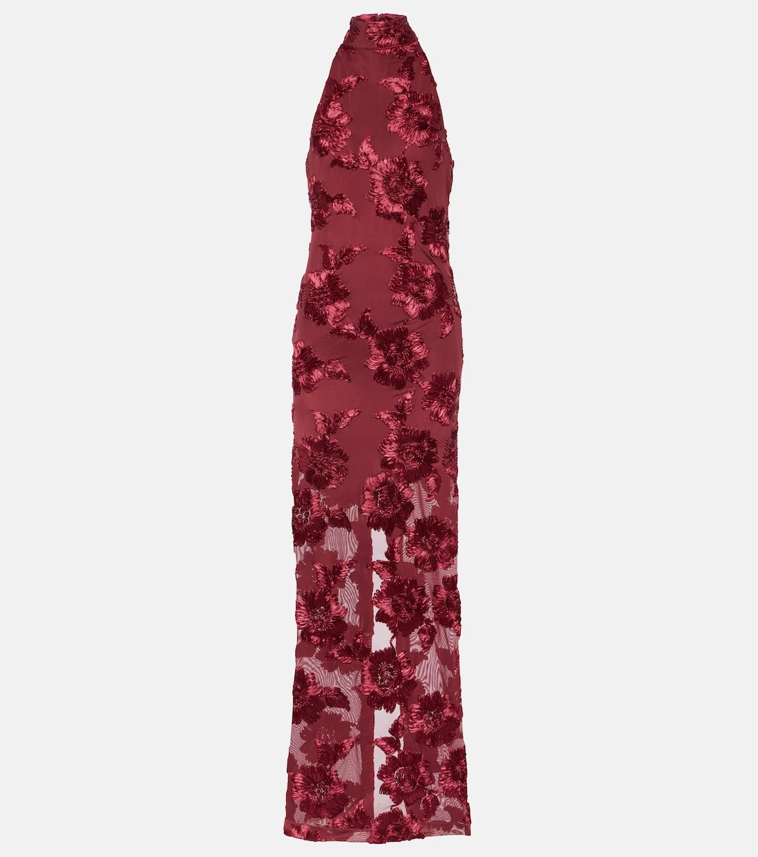 Rotate - Embroidered halterneck gown