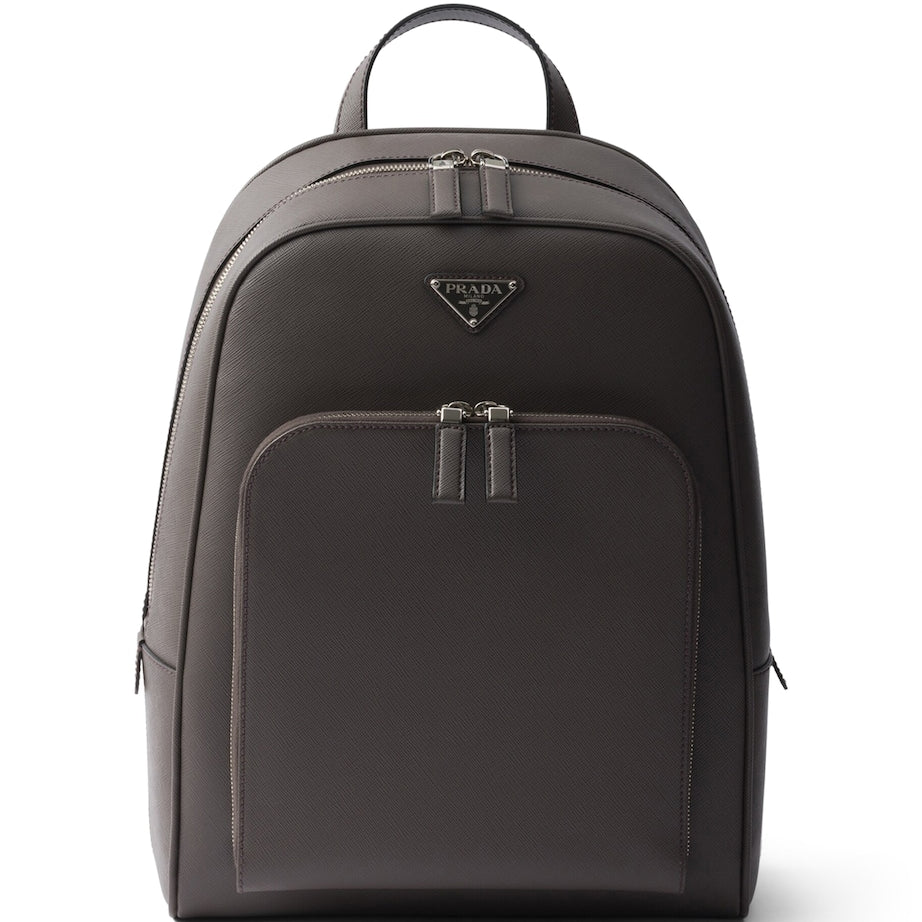 Saffiano Leather Backpack