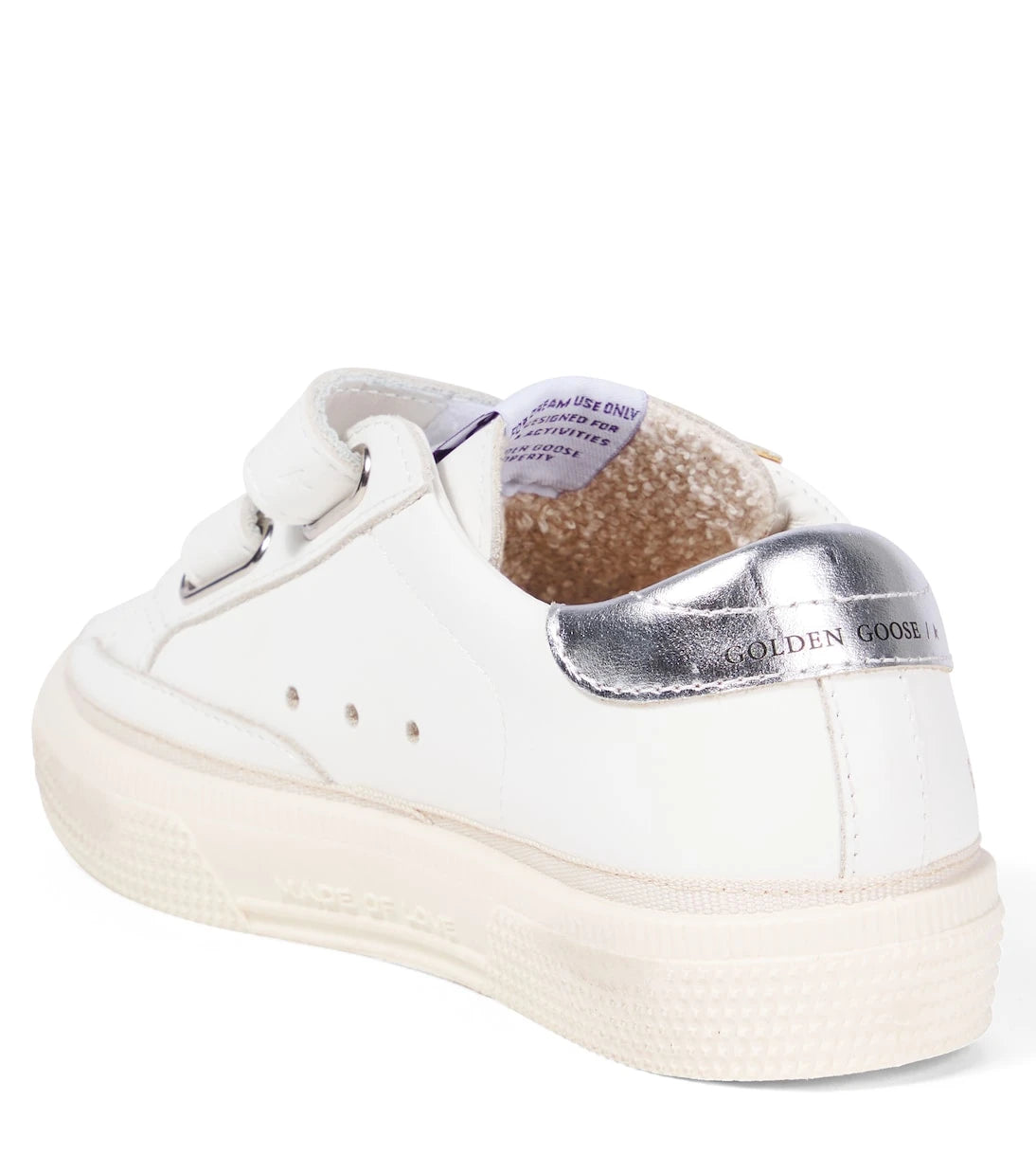 Golden Goose Kids - May School leather sneakers