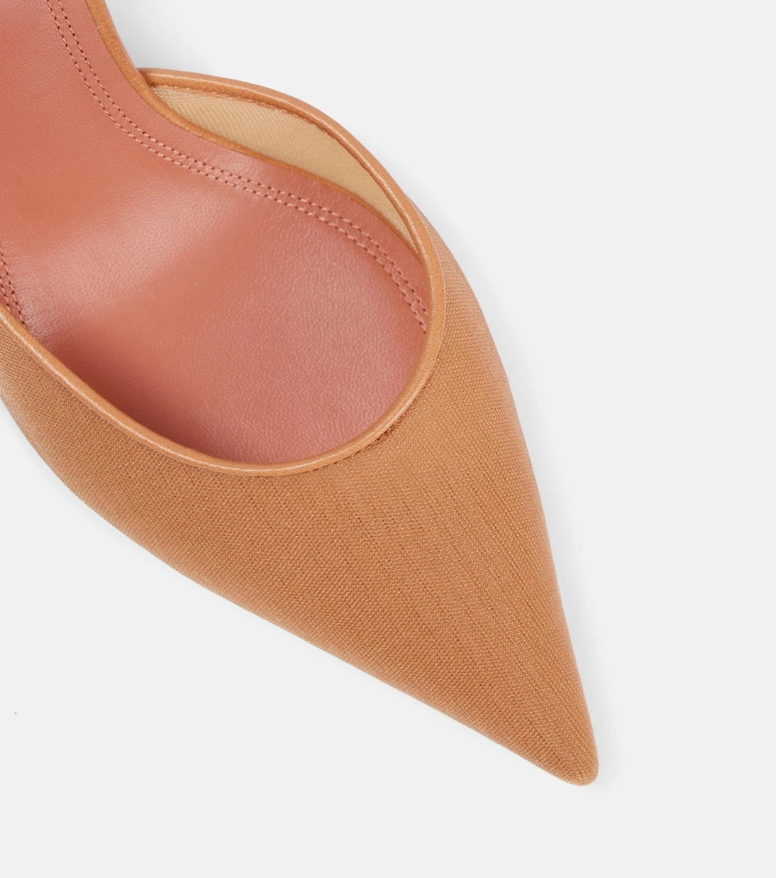 Amina Muaddi - Holli mesh slingback pumps