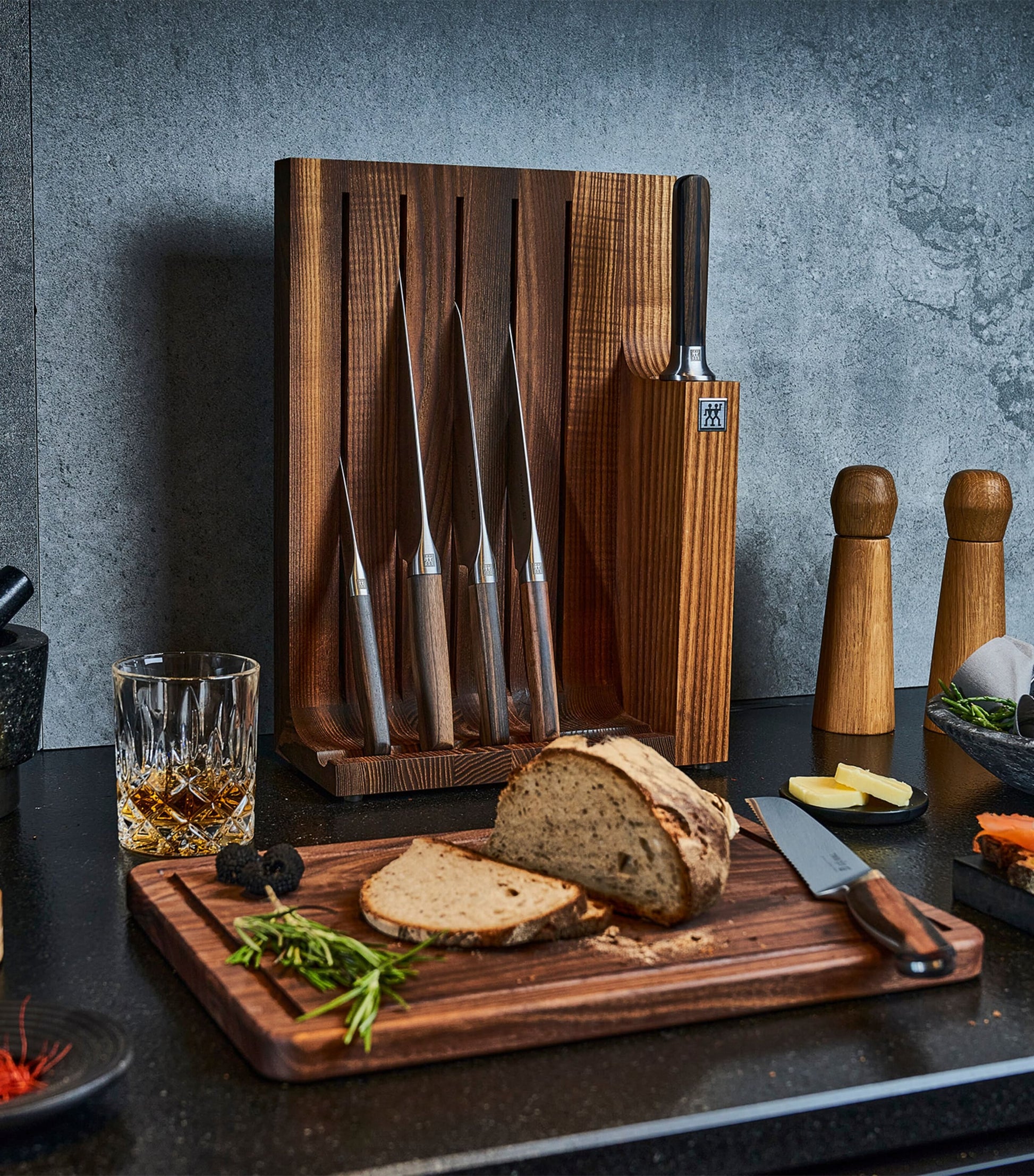 Magnetic Knife Block Set