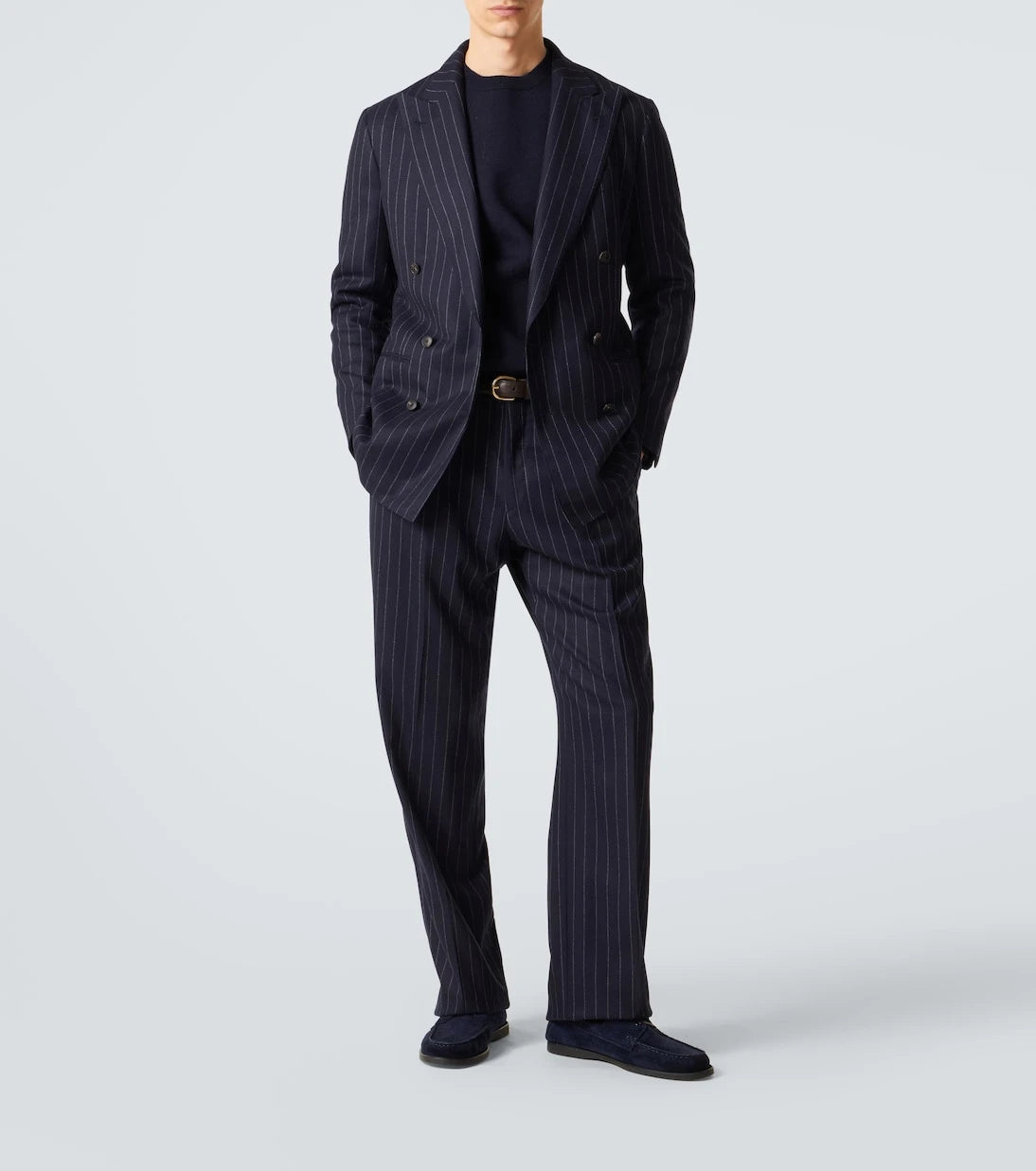 Saman Amel - Amo striped wool suit pants