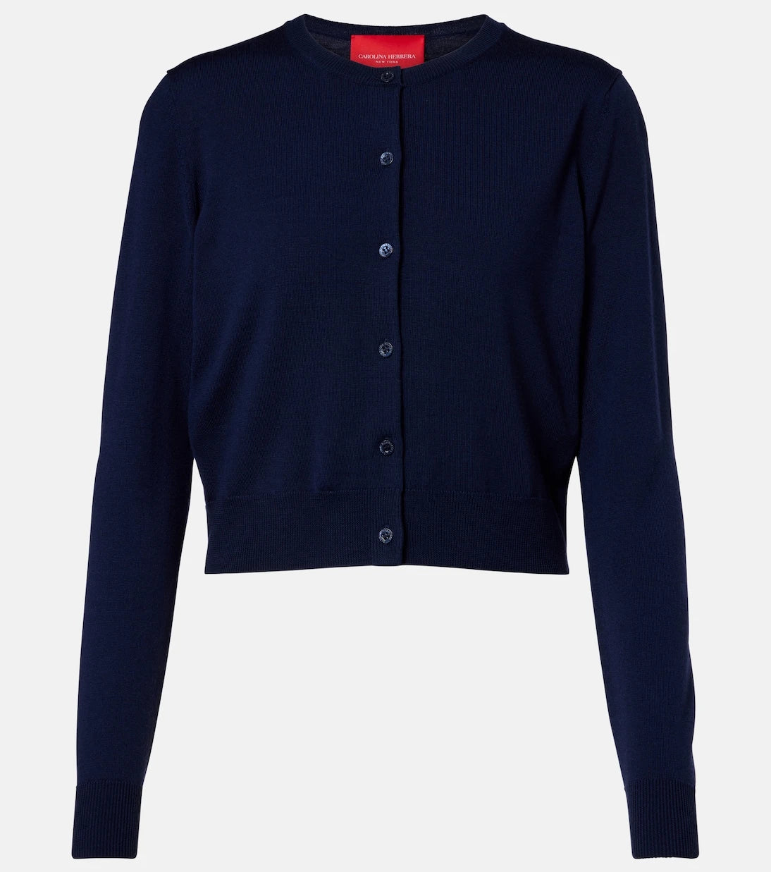 Carolina Herrera - Cropped wool cardigan