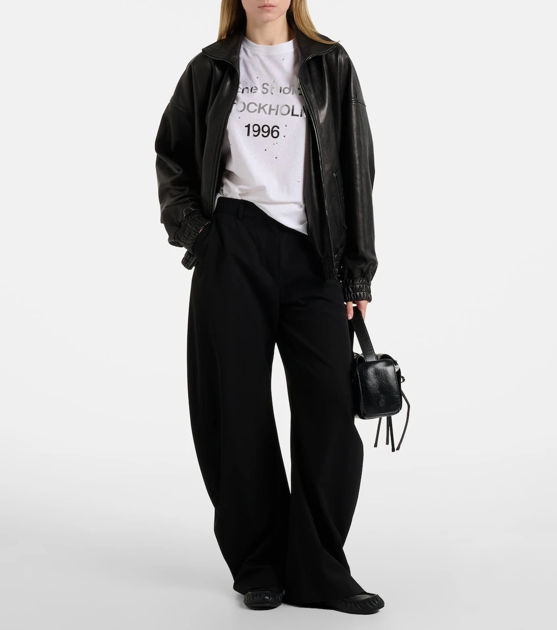 Acne Studios - Embellished logo cotton and hemp jersey T-shirt