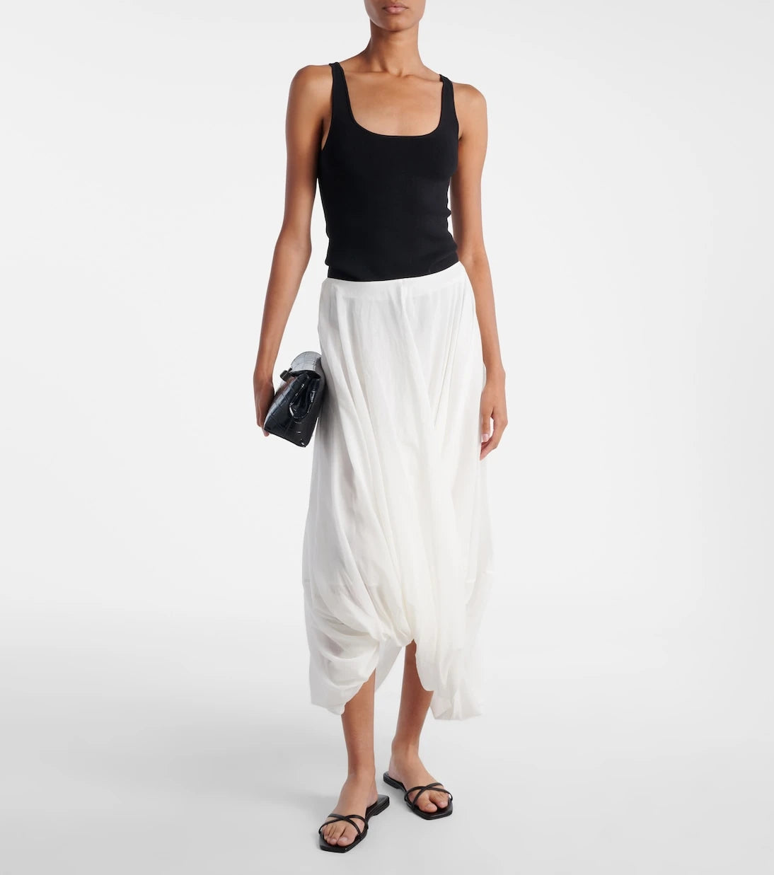 Toteme - Draped maxi skirt