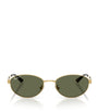 RB3774D Metal Oval Sunglasses