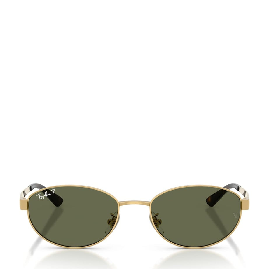 RB3774D Metal Oval Sunglasses