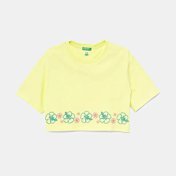 United Colors of Benetton Çocuk Pamuklu Tişört