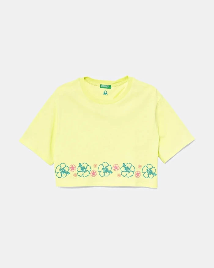 United Colors of Benetton Çocuk Pamuklu Tişört