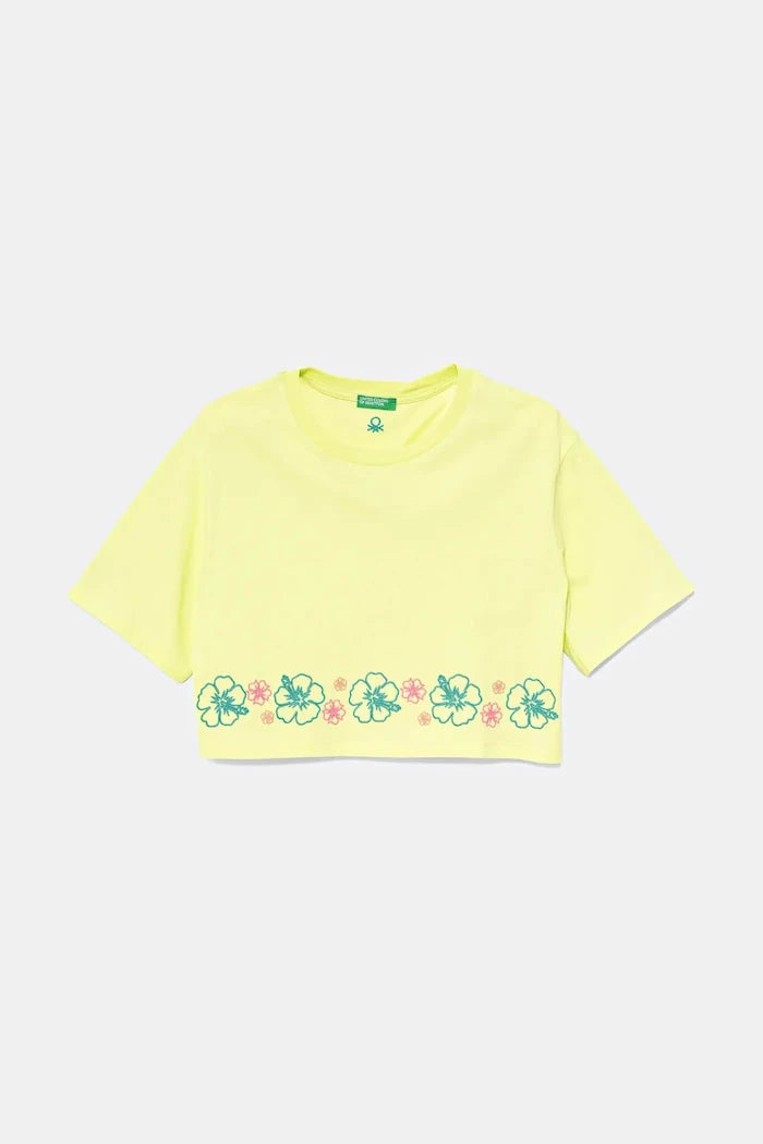 United Colors of Benetton Çocuk Pamuklu Tişört