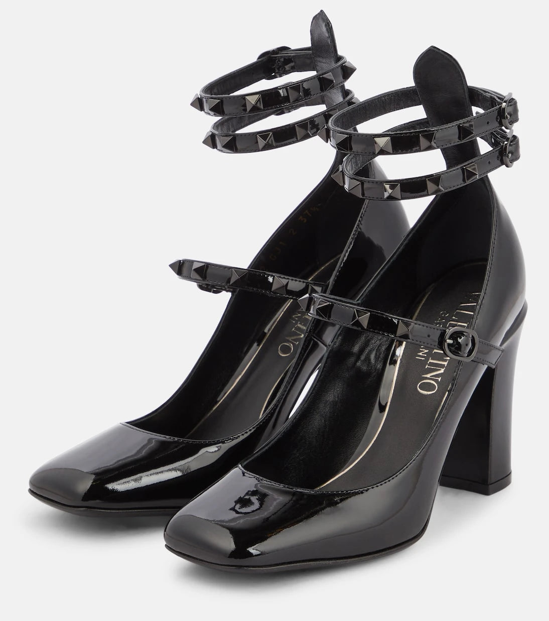 Valentino Garavani - Tan-Go patent leather pumps